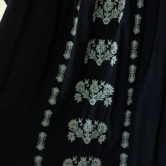Loft Embroidered Swing Off Shoulder Dress - Picture 15 of 15